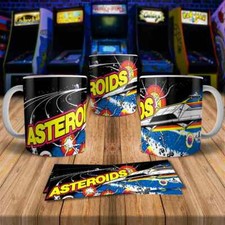 8-Bit Retro Arcade Themed Ceramic Mugs Inspired By Retro Arcade Games.