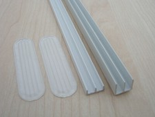 Vivarium RUNNERS glass track for 4ft wide vivs clear handles fit 3.5mm 4mm glass