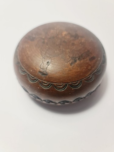 Vintage small french carved - small,