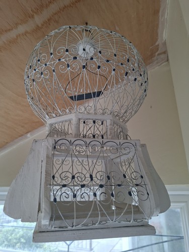 Vintage moroccan wood wire - moroccan,