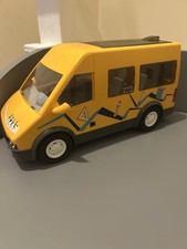 Playmobil City Life School Van Toy – Removable Roof, Sliding Doors, Ages 4+