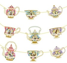 Alice in Wonderland Teapot & Teacup Bunting – Mad Hatter Tea Party Decoration