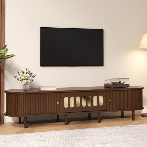 Oval unit wooden - tv,