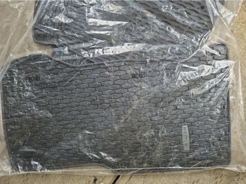 Jaguar rubber floor mats - rubber,