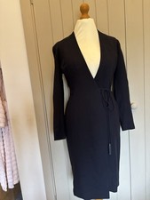 Amanda Wakeley Navy Wrap Dress
