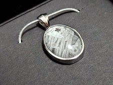 Genuine Aletai Iron Meteorite Pendant, Certified Space Artifact