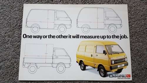 Daihatsu 850 van - 850, sales