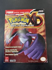 Pokemon XD Gale of Darkness Official Strategy Guide Prima - Poster Attached