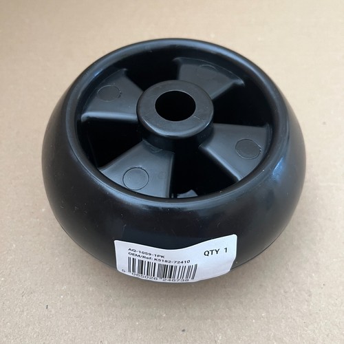 Anti scalp mower deck wheel - mower,