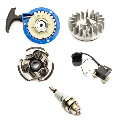 Mini moto pull start - start, blue