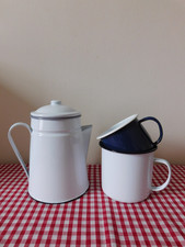 Lovely Enamel Coffee/Tea Pot &