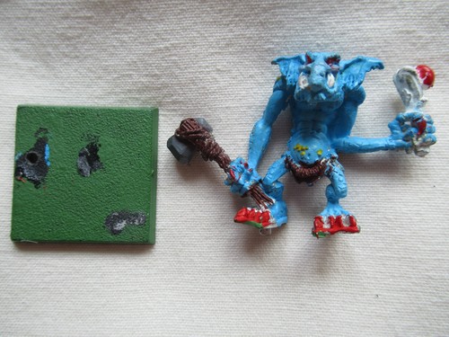 Metal stone troll axe - metal,