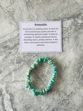 Amazonite Chip Bracelet Worry