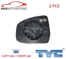 REAR VIEW MIRROR GLASS PAIR LHD ONLY TYC 310-0131-1 2PCS P FOR FORD MONDEO IV