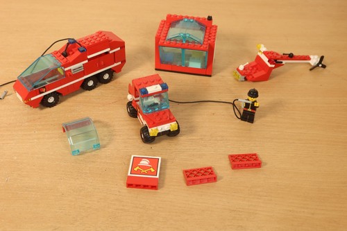 Lego town 6389 fire control - town,