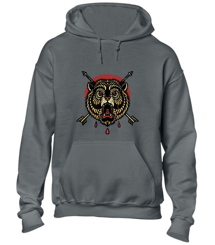 Bear and arrow hoody - bear,