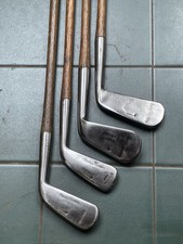 Hickory Golf Clubs X4 Rare Tom