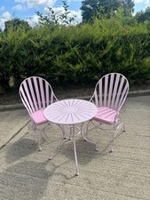 ROCKING GARDEN BISTRO SET IN 4 COLOURS - GRADE B CLEARANCE