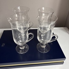 Dartington Irish Coffee Glasses - Excellent Condition Set of 4 / Vintage / used 