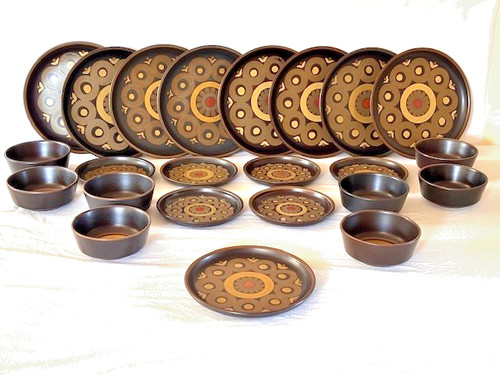 Denby arabesque 23pc vintage - denby,