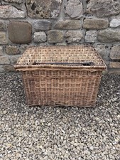 Large vintage wicker basket - large,