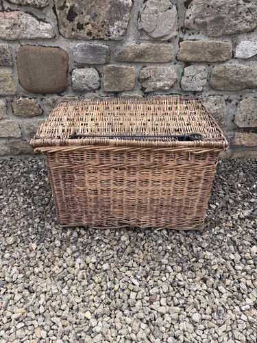 Large vintage wicker - vintage, basket