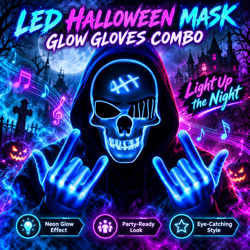 Led halloween mask and - led,