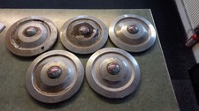 1960 Era Triumph TR4 Hub Caps x 5