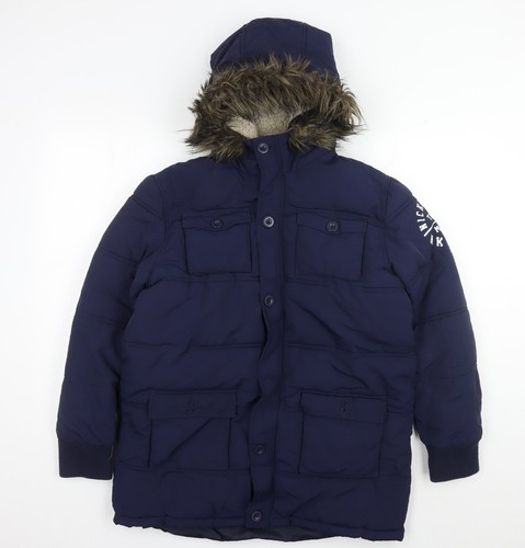 Nickelson boys blue long - blue, parka