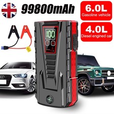 99800mAh 12V Car Jump Starter Pack Booster Battery Charger Emergency Power Bank