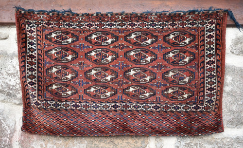 Fabulous antique yomud rug - yomud,