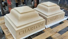 Cast Stone Fluted Pier Caps
