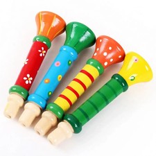 Wooden Trumpet Toy Horn