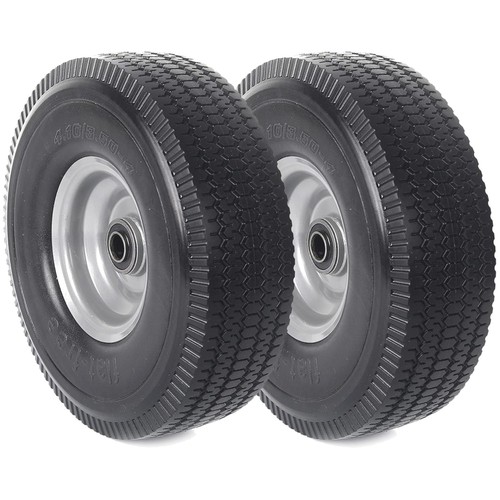 Solid tire and - 10",
