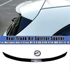 For Mercedes A Class W176 Black A180 A45 AMG 13-18 Roof Rear Spoiler Wing Lip