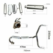 Exhaust Set Exhaust System Type 2 Double HMParts ATV Jingling Bashan Fast Shipping