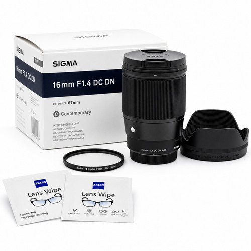 Sigma 16mm dc - sigma, f1.4