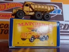 Matchbox Lesney Series #6 Euclid 10-Wheel Dump Truck with Reproduction Box 