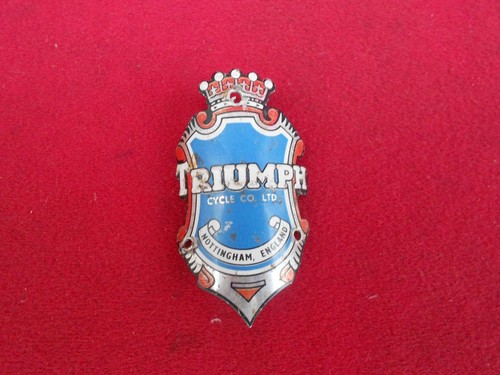 Vintage triumph head - head, tube