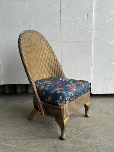 Lloyd loom style chair - a,