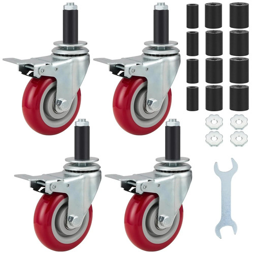 Inch prep table caster - 4,