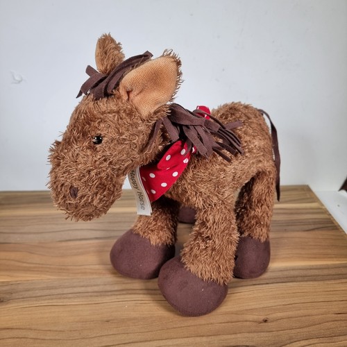 Happy horse brown pony - pony,