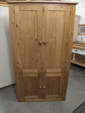 SOLID PINE LINEN LARDER
