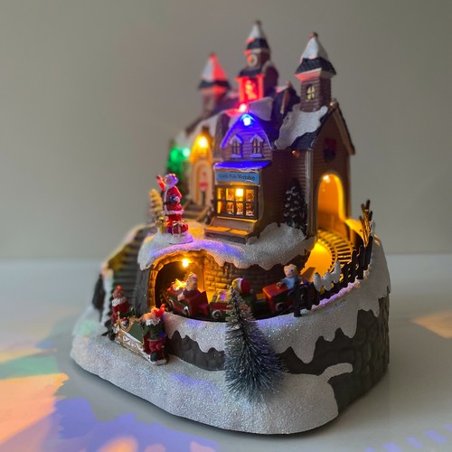Christmas village scene - christmas,