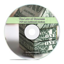 The Law of Success in Sixteen Lessons By Napoleon Hill and Audiobook CD