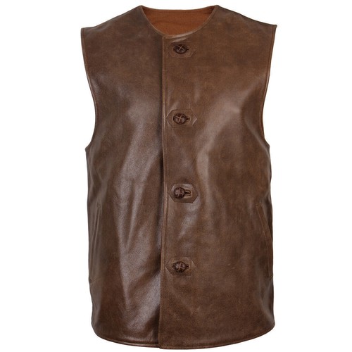 Army genuine leather vest ww1 - genuine,