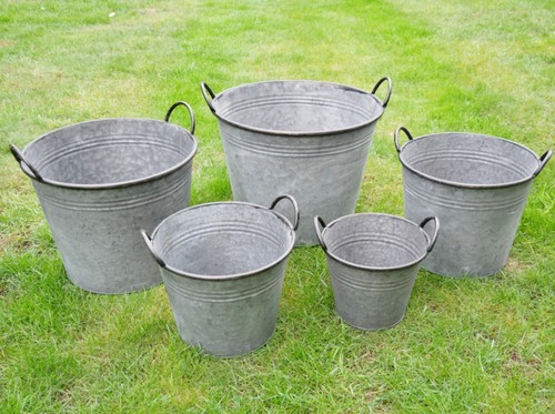 Set galvanised metal - set, of