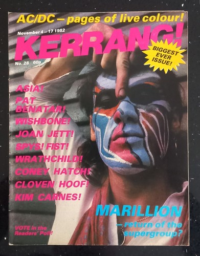 Kerrang magazine 1982 - magazine, no.28.-1982.