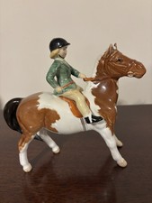 Girl On Beswick pony