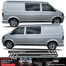 Camper Sides Stripes Decal Stickers Graphics Vinyl Fit VW Transporter T5 T6 T6.1